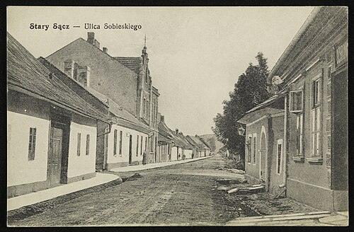 Ulice Sobieskiego v letech 1920–1922